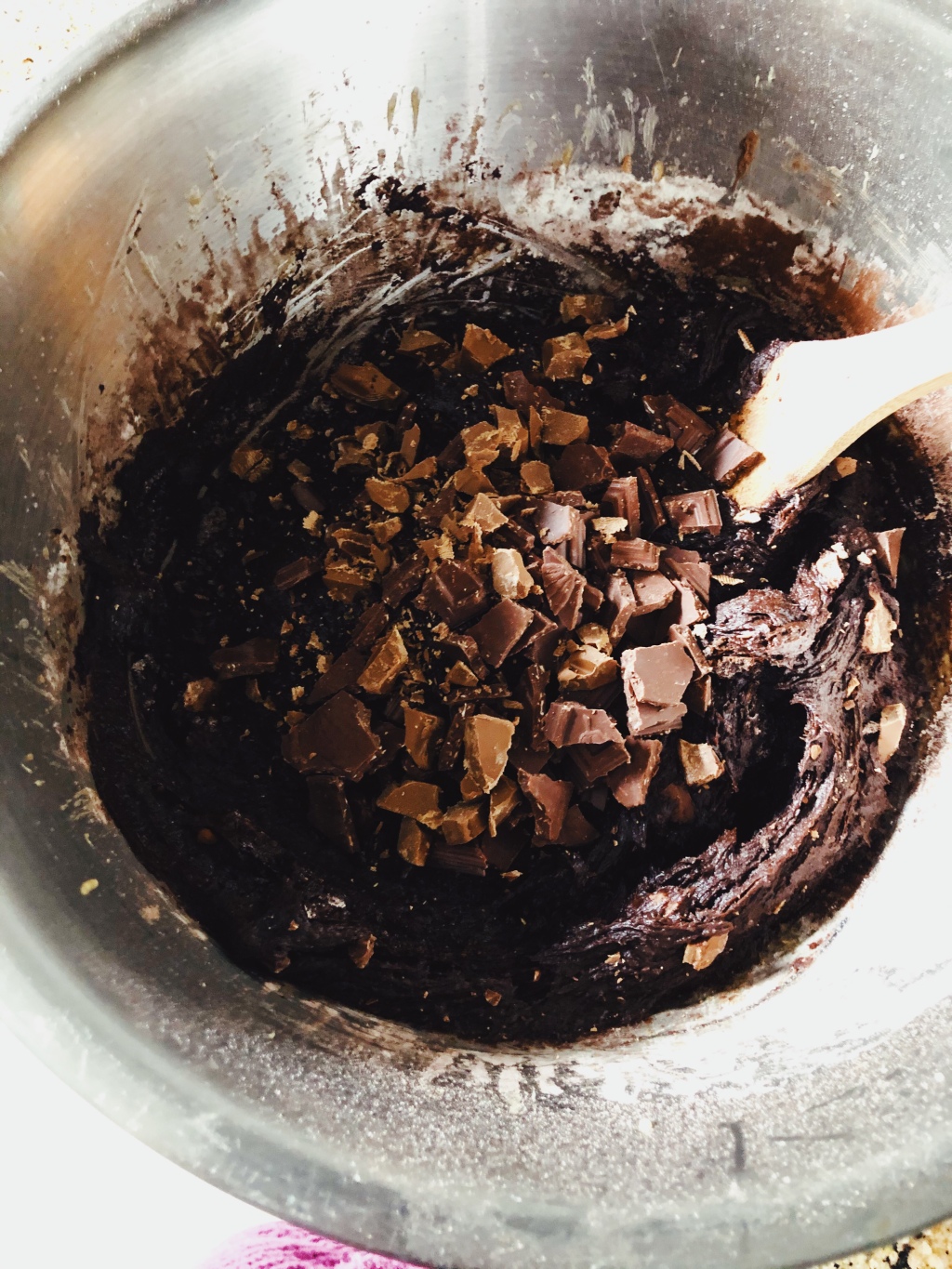 One bowl triple-chocolate brownie recipe